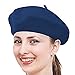 FuzzyGreen Classic French Beret for Costume, Navy Solid Color Classic French Wool Beret - 2017 Newest
