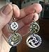 Zittop Well New Steampunk Earrings Antique Bronze Gears Jewelry Gorgeous Silver Plated