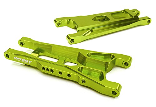 Integy RC Model Hop-ups C27631GREEN Billet Machined Alloy Rear Suspension Arms for Traxxas 1/10 Bigfoot 2WD Truck