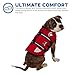 Paws Aboard Dog Life Jacket - Swimming Vest for Dogs, Adjustable, Reflective, Comfortable, Multiple Colors, Patterns, XX-Small to Extra Large Dog Swim Vest with Handle (Red, X-Small)