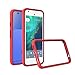 RhinoShield Bumper Case for Pixel XL [CrashGuard] | Shock Absorbent Slim Design Protective Cover [3.5 M / 11ft Drop Protection] - Red