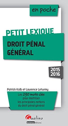 Droit pénal général