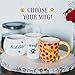 Ceramic Dog Animal Coffee Cups - Woof Cute Mug with a Surprise Inside Dog Paw for Coffee, Tea and Beverages - Premium-Quality, Dishwasher Safe Materials - Ideal Gift, 7 Ounce by Goodscious