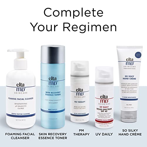 EltaMD So Silky Hand Crème, Moisturizing Hand Lotion with Ceramides, Sclareolide and Vitamin E