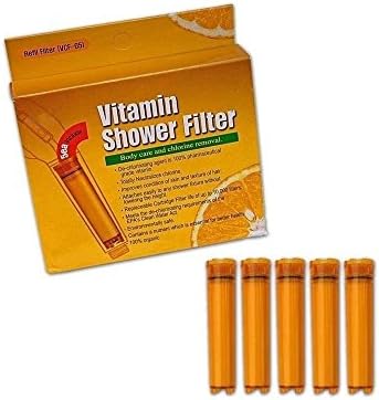 Vitamin C Shower Filter Cartridge 5 Pack (1 set for 5) = 5pcs