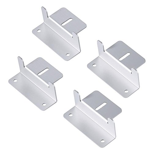 Sun YOBA Solar Panel Mounting Z Bracket Mount Supporting for RV Boat Off Grid Roof Set of 4
