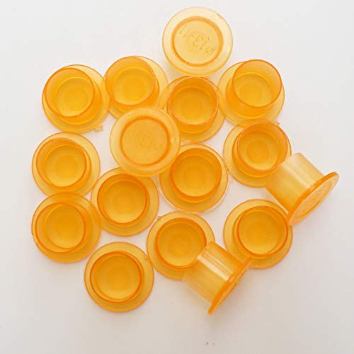Needlehouse 1000pcs Tattoo Ink Caps Professional Tattoo Ink Cups With Base, Caps Plastic Pigment Cups Caps Tattoo Supplies (1311mm) - Thumbnail 4
