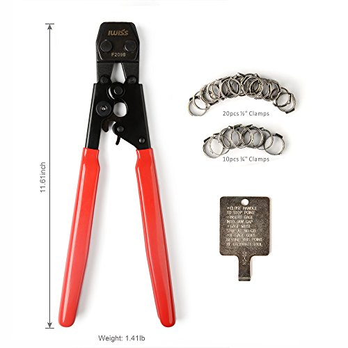 1 IWISS+Crimping+Crimper+Stainless+Clamps