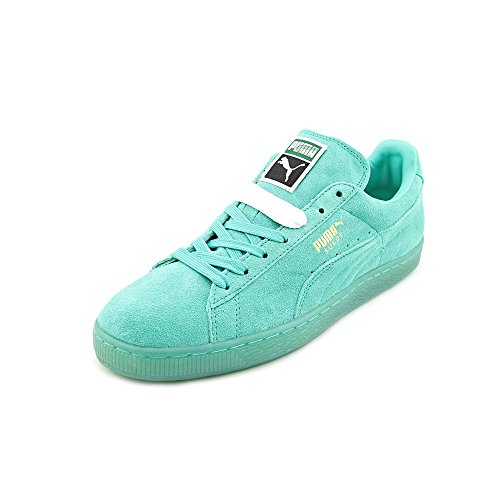 suede puma pool green