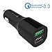 AHAHOO Quick Charge 3.0 Car Charger 31W Dual USB Port for iPhone Samsung Nexus LG Motorola HTC