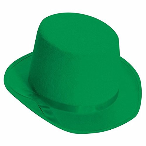 Deluxe Top Hat (Green) Adult Accessory