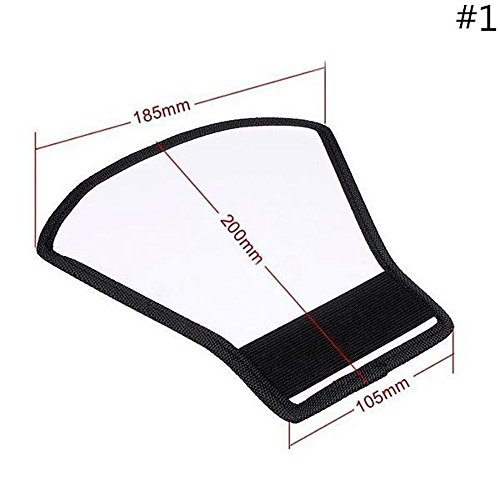 Rucan New Universal Camera Flash Reflector Lamp Photo Diffuser External Softbox A - Thumbnail 3