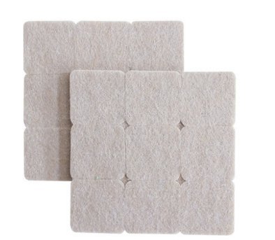ShineCozy Premium Furniture Felt Pads - 90 Pieces Heavy Duty Self Stick Pads - Chair Feet Floor Protectors,Protect Hardwood & Laminate Flooring(27 * 27mm)