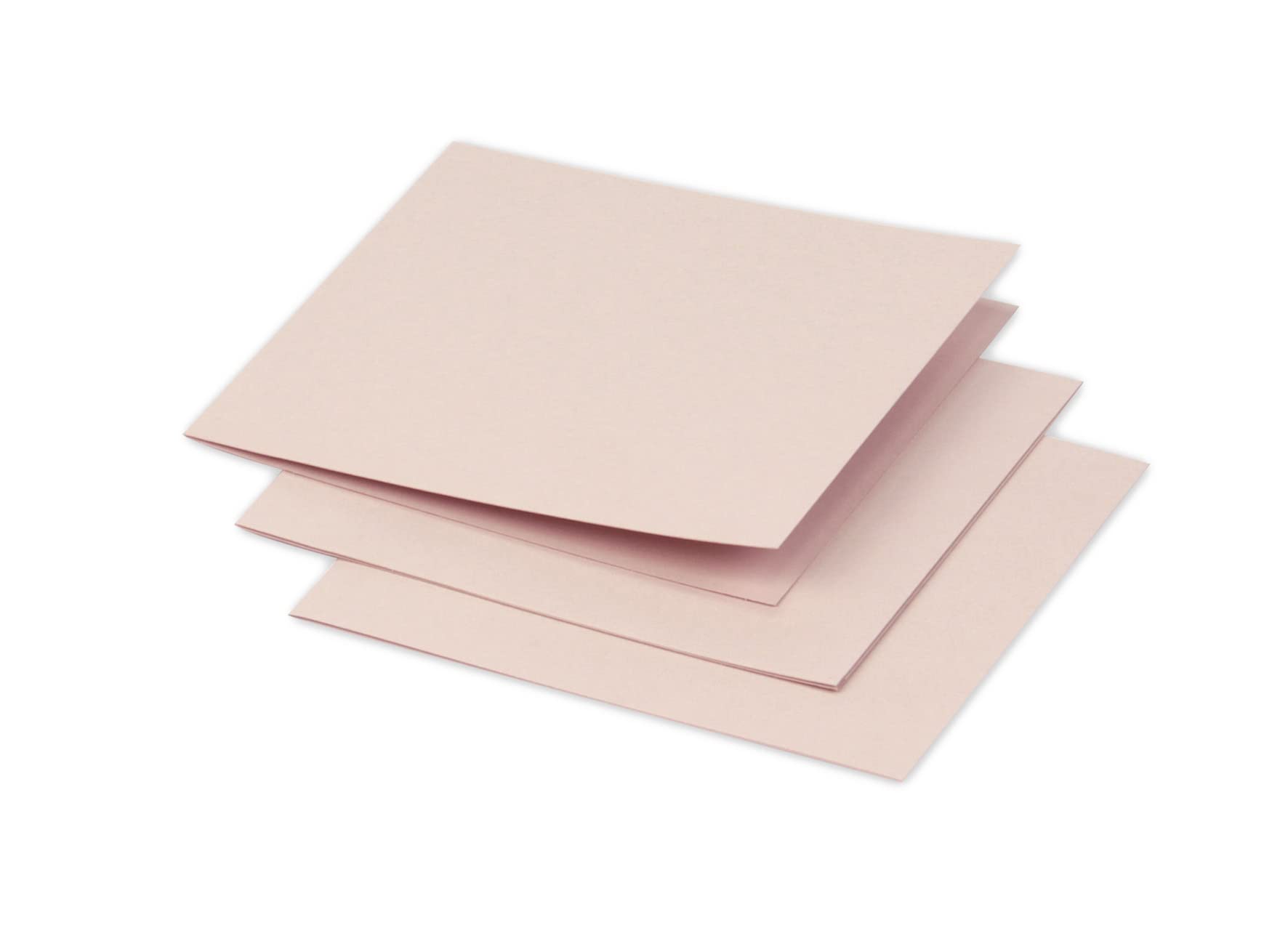 Clairefontaine 16134C Pack of 25 Double Cards Square (11.6x11.6cm) 210gsm Opaline colour Invitation Correspondence Cardboard Pollen Range Premium Smooth Paper