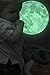 Judek 40cm Full Night Moon with Stars Glow in The Dark Luminous Light Stickers - Removable Adhesive Wall Decals.