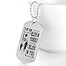 FAYERXL My Son Dog Tag from Dad Mens Boys Necklaces for Kids Child Teen Love Gift Military Air Force Pendant