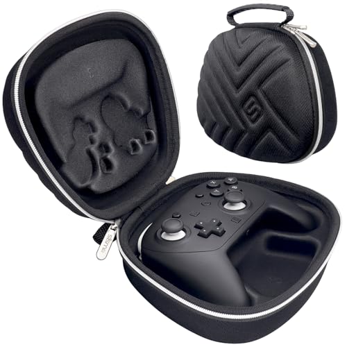sisma Protective Case Compatible with Nintendo Switch 2 Pro Controller, Hard Shell Original Switch Controller Protection Travel Storage Case Portable Carrying Bag, Black