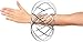 Perfect Life Ideas Spinner Ring Arm Slinkey Toy - Flow Rings Kinetic Spring Bracelet - Science Educational Sensory Interactive Cool Toys for Kids Boys Girls Adults - Spinning Arm Slinky Magic Ring
