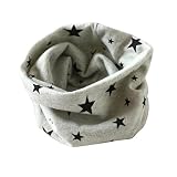 FEITONG Otoño invierno Niños niñas collar del bebé bufanda de algodón Cuello redondo Bufandas (free size, Gray)