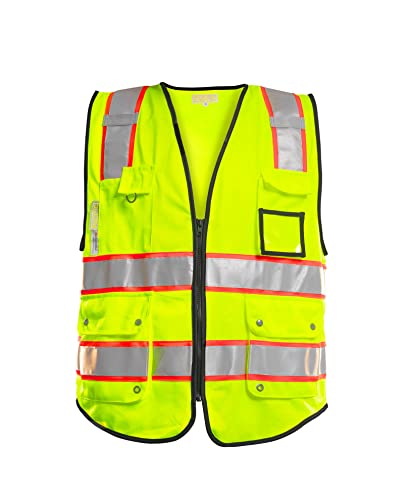 PACIFIC PPE Class 2 Safety Vest Yellow XX-Large