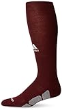 adidas Utility All Sport Socks, Large, Maroon/White/Light Onix