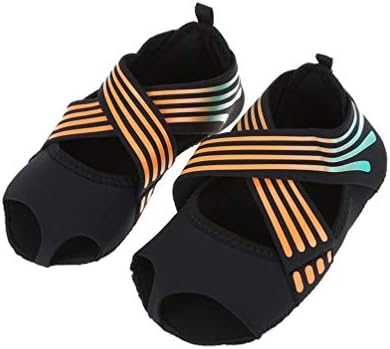 Women Yoga Shoes, Toeless Non-slip Lightweight Wear-Resistant Soft Comfortable Wrap Socks Shoes Half Toe Dance Training Shoes