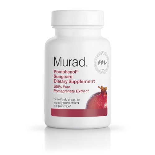 Murad Pomphenol Sunguard Dietary Supplement, 100% Pure Pomegrante Extract, 60 Tablets Murad Pomphenol Sunguard Dietary Supplement, 100% Pure Pomegrante Extract, 60 Tablets