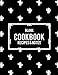 Blank Cookbook Recipes & Notes: Black Color, 8.5