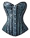 Sibeawen Women's Sexy Faux Leather Snake Skin Body Shaper Outerwear Corset