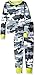 The Children's Place Boys' Little Long Sleeve Top and Pants Pajama Set 2065506001, Camo/Fin Gray 65506, 4