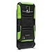i-Blason Prime Series for Samsung Galaxy S4 Active i9295 Water Resistant Dual Layer Holster Case with Kickstand and Locking Belt Swivel Clip (Green)
