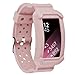 Moretek Silicone Bracelet Replacement Band Strap for Samsung Gear Fit2 & Fit2 Pro Tracker Smartwatch (New Pink)