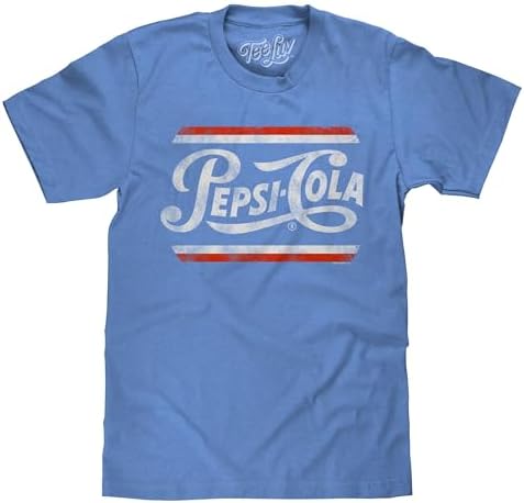 Amazon.com: Tee Luv Men's Pepsi Tokyo Japan T-Shirt - Retro Pepsi