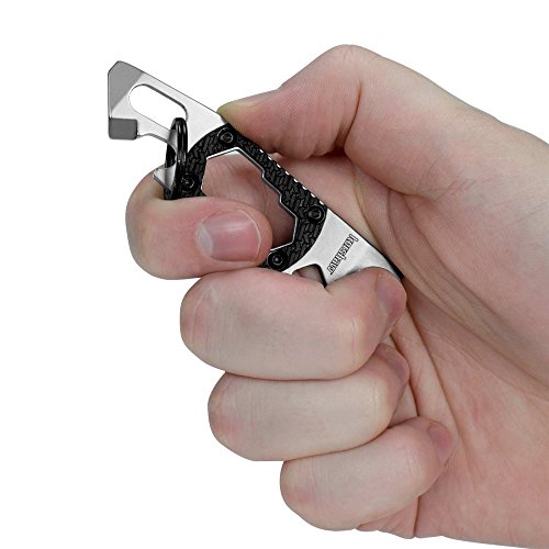 Kershaw PT2 Compact Keychain Pry Tool (8810X); Features Bottle Opener