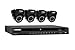 Lorex HDIP84W 8 Channel Surveillance System with N841A82 4K 2TB NVR and 4 4MP LNB4173 Bullet Cameras
