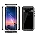 Waterproof Case Samsung Galaxy S20+ Plus, IP68 Waterproof Clear Full Body Protective Case with Screen Protector, Sensitive Fingerprint ID, Wireless Charge Supported, Galaxy S20 Plus Case(S20+-Black)
