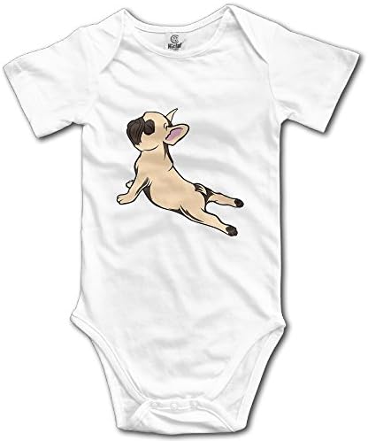 French Bulldog Yoga1 Baby's Climbing Clothes Baby Bodysuit