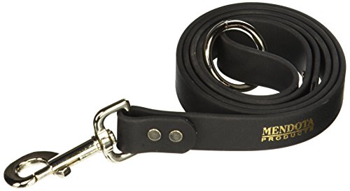 Mendota Pet DuraSoft Snap Lead, 1 by 4-Feet, Black