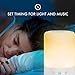 Night Light Bluetooth Speaker, Portable Wireless Bluetooth Speaker, 6 Color LED Themes Bedside Table Light/Smart Touch Control Color Changing Stereo Subwoofer, Handsfree/Phone/MicroSD/Supportedthumb 2