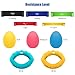Kootek HS010 Hand Grip Strength Trainer - 5 Finger Loop Resistance Bands 3 Stress Relief Therapy Balls 2 Hand Squeeze Rings