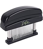 ZeeZee Home Professional 48 Ultra Sharp Stainless Steel Needle Blades Meat Tenderizer Tool, Black