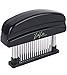 ZeeZee Home Professional 48 Ultra Sharp Stainless Steel Needle Blades Meat Tenderizer Tool, Black