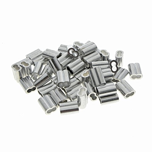 Saim Aluminum Crimping Loop Sleeve for 6mm Diameter Wire Rope and Cable