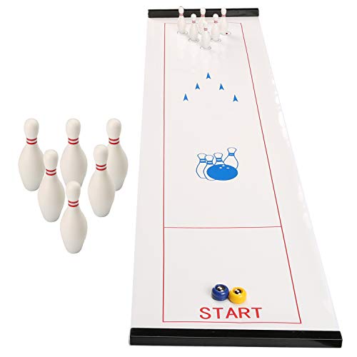 OPLIY Bowling Balls Tabletop Game Compact Bowling Ball Set Family Game for Kids and Adult - Thumbnail 5
