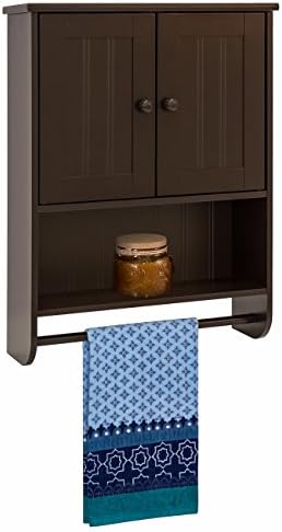 Best Choice Products Gabinete De Pared Para Bano Doble Puerta