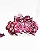 Prettyou 3.5 Inches Effortless Beauty Assorted Hollow flowers Hair patterns Hair Claws，4-count (A)