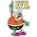 Spongebob Mermaid Man Evil Vynil Car Sticker Decal - Select Size