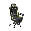 RESPAWN RSP-110 Racing Style Gaming, Reclining Ergonomic Chair with Footrest, Green
