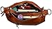 YALUXE Women's Double Zipper Soft Hobo Cowhide Leather Purse Shoulder Bag