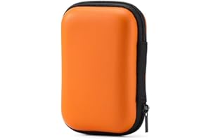 Hard storage suitcase, suitable for electronic accessories, portable storage bags, can store power cords, chargers, headphone
